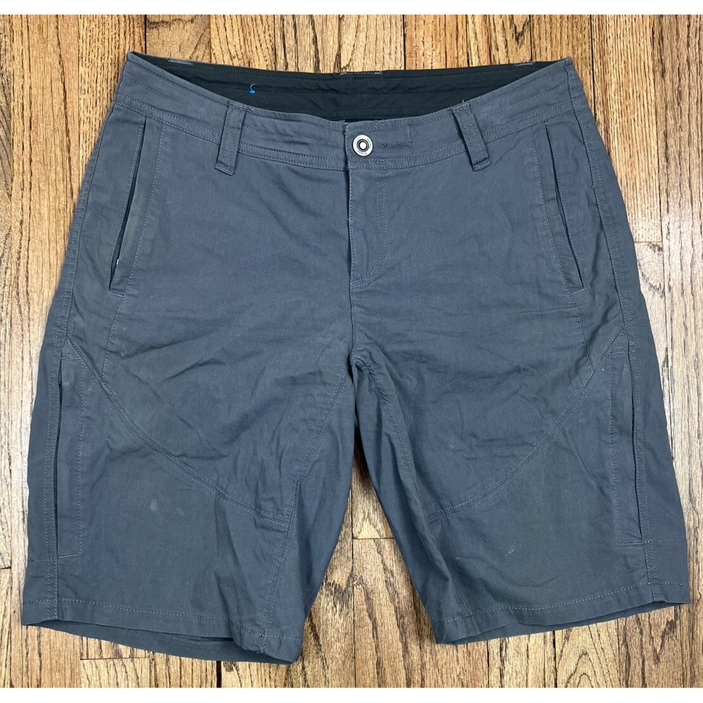 Kuhl Women's Hiking Outdoor Shorts Gray Five Pocket Lightweight Size 32